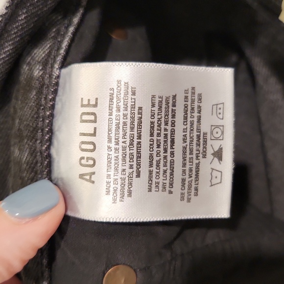 AGOLDE Wyman Low-rise vintage Straight-Leg Jeans size 31! New with tags! - Picture 7 of 13